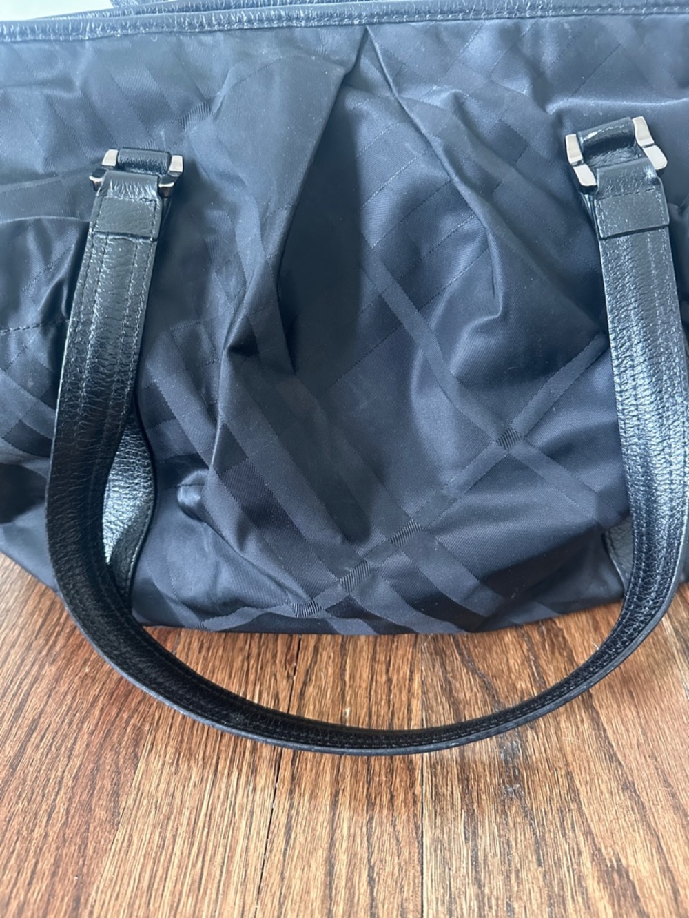 Burberry Nylon with Leather Trim Diaper Bag - Picture 2 of 9